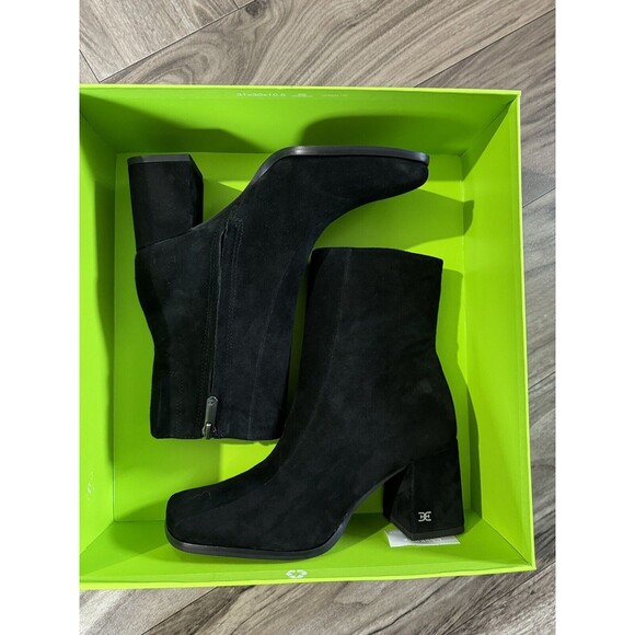 Sam Edelman Women's Mayla Boots Size 6.5M Black Suede - Picture 5 of 10